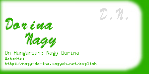 dorina nagy business card